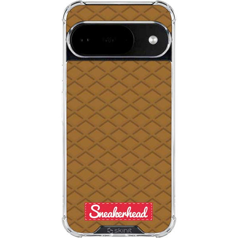 Sneakerhead Gold Pattern Google Pixel 10 Clear Case